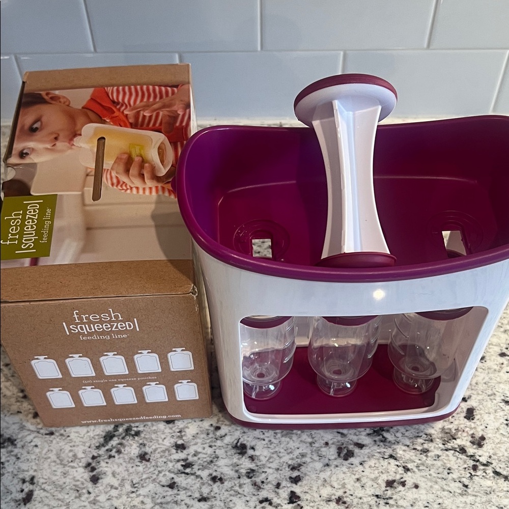 Baby Food Maker - White and Purple